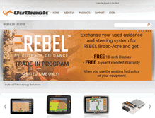 Tablet Screenshot of outbackguidance.com